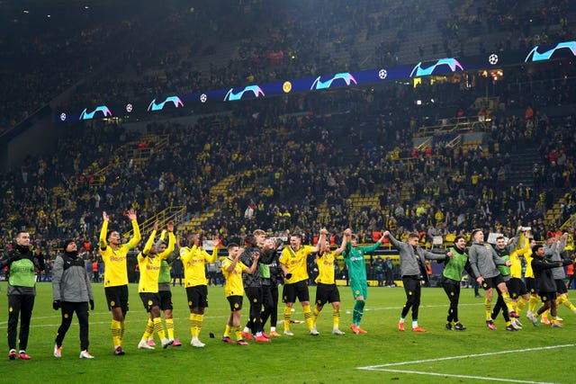 Dortmund celebrated victory