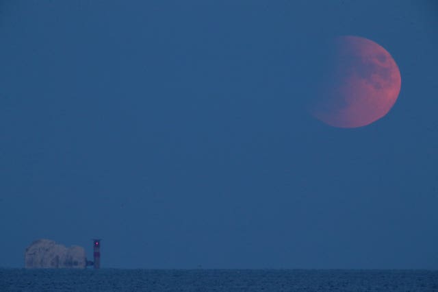 Partial lunar eclipse