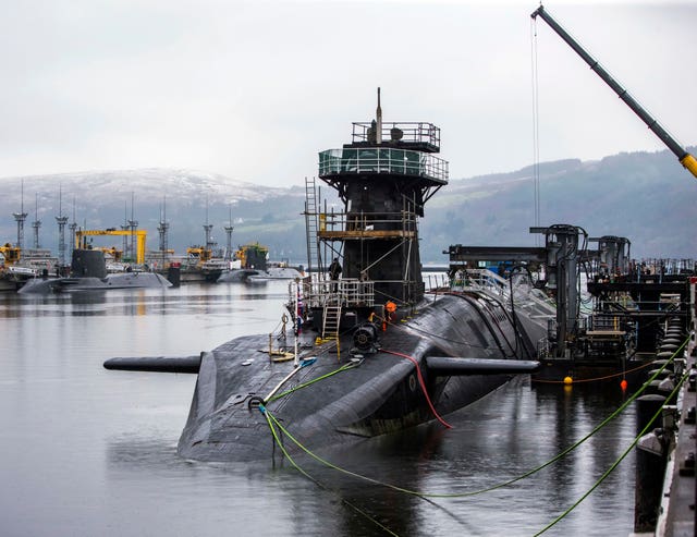 Defence Secretary visit to Faslane