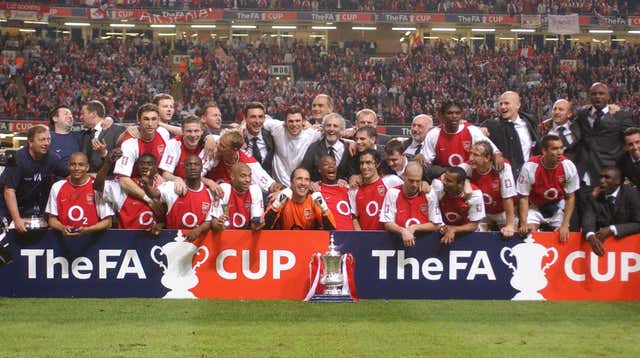 Arsenal won the FA Cup inside two weeks