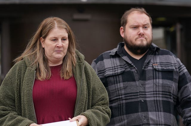 Sarah and Gary Andrews said their daughter, Wynter, was