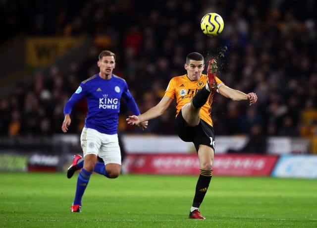 Conor Coady, right, has impressed for Wolves in the Premier League 