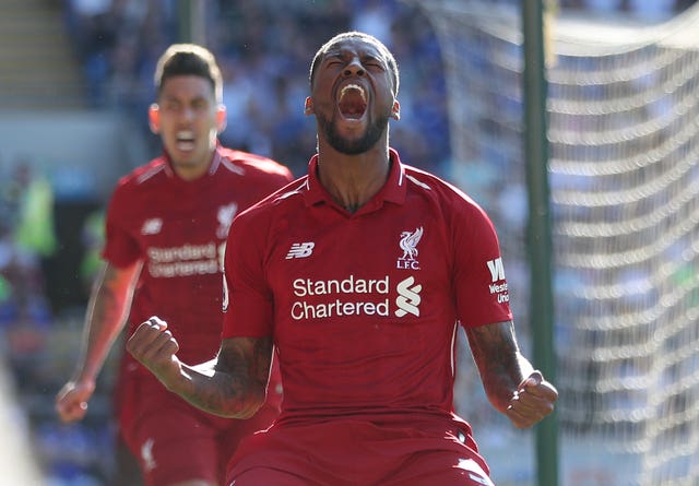 Georginio Wijnaldum scored Liverpool's opening goal 