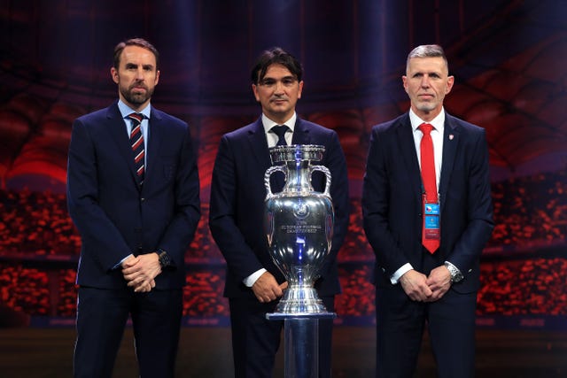 England were drawn to face Croatia, the Czech Republic and a play-off winner in Group D at Euro 2020