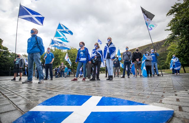 Scottish independence demonstration