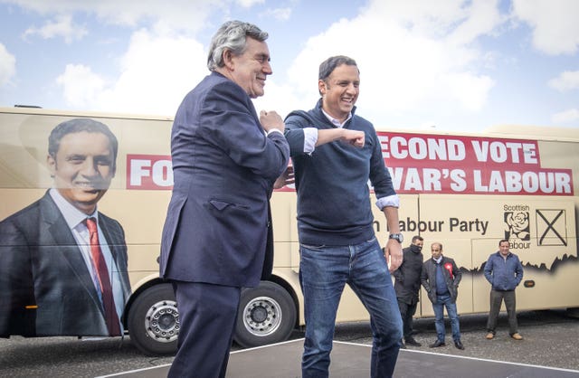 Gordon Brown and Anas Sarwar
