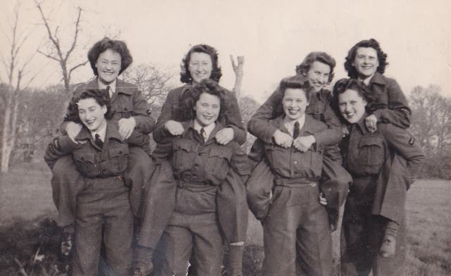 Kath McLeod with colleagues