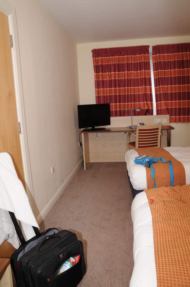 A handout photo of a hotel room which was shown to the jury during Mujahid Arshid's court case (Metropolitan Police/PA)