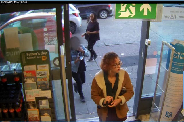 Bibaa Henry and Nicole Smallman entering into the Kingsbury Co-Op