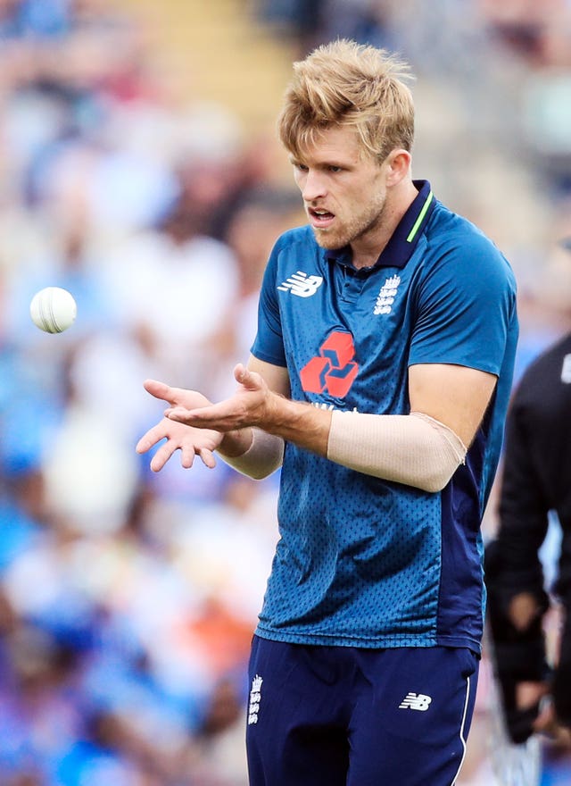 David Willey could get his chance before the end of the series