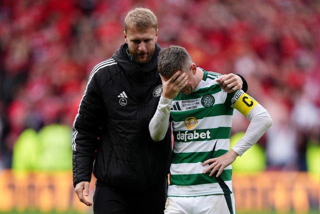 Celtic’s Callum McGregor after the game