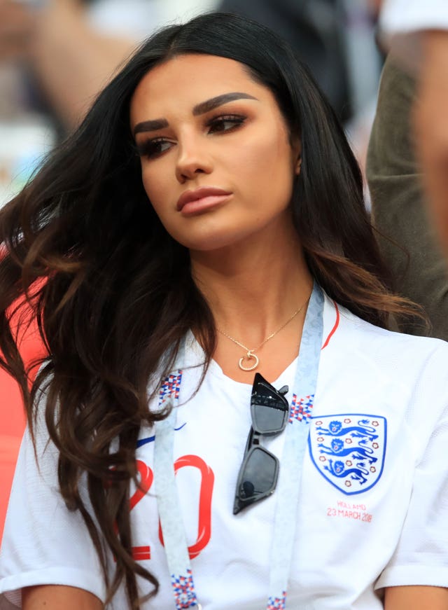 Ruby Mae, girlfriend of England’s Dele Alli (Adam Davy/PA)