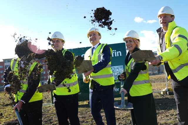 Land Development Agency sod-turning at Clongriffin