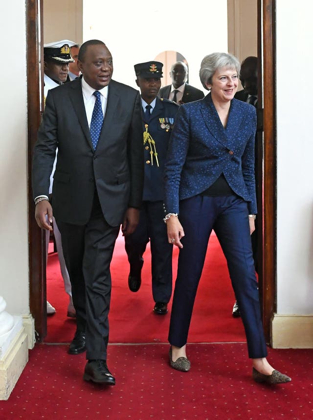 Theresa May trip to Africa