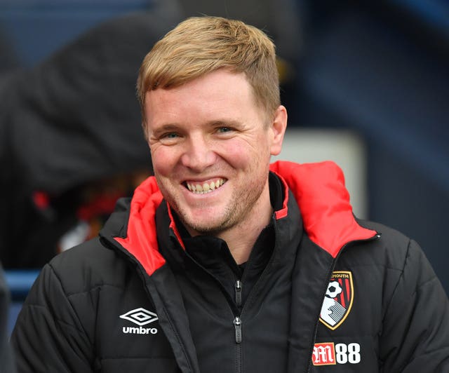 Eddie Howe's Bournemouth have not lost in their last eight Premier League games. (Dave Howarth/EMPICS)
