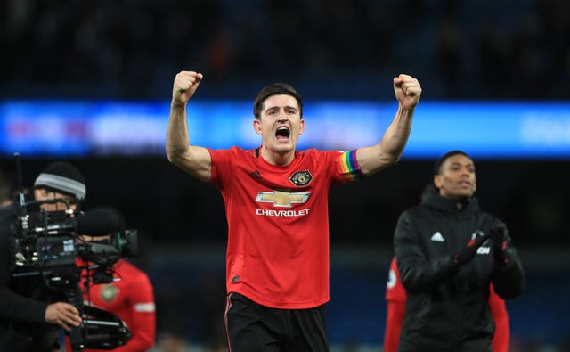 Harry Maguire is hoping to beat Manchester City for a third time in 2020