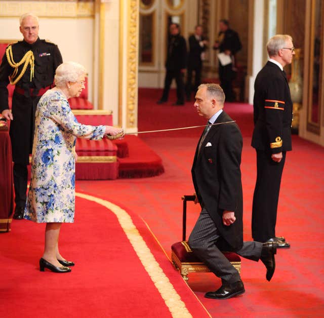 Investures at Buckingham Palace