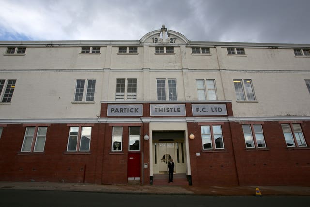 Partick Thistle were relegated as a result of the resolution