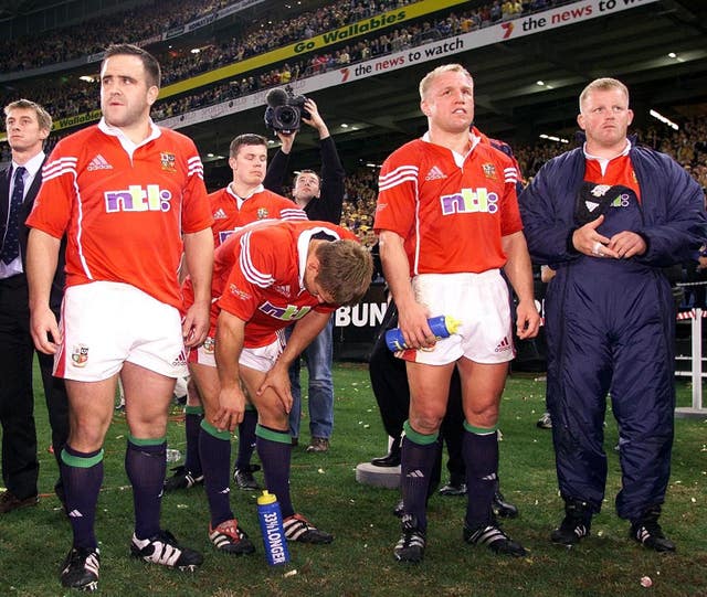 Smith (left) made six Test appearances for the British and Irish Lions