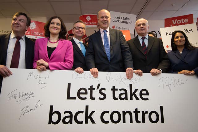 Iain Duncan Smith was among those who backed a Leave vote (Stefan Rousseau/PA)