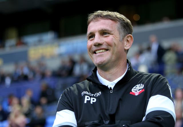 Happier times for Parkinson during a Championship match against Burnley in 2016 