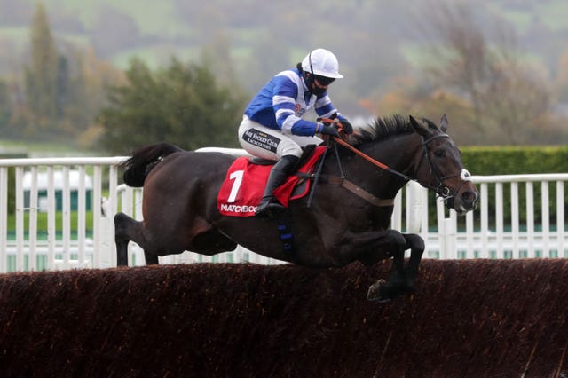 Bryony Frost in action on course with Frodon at Cheltenham