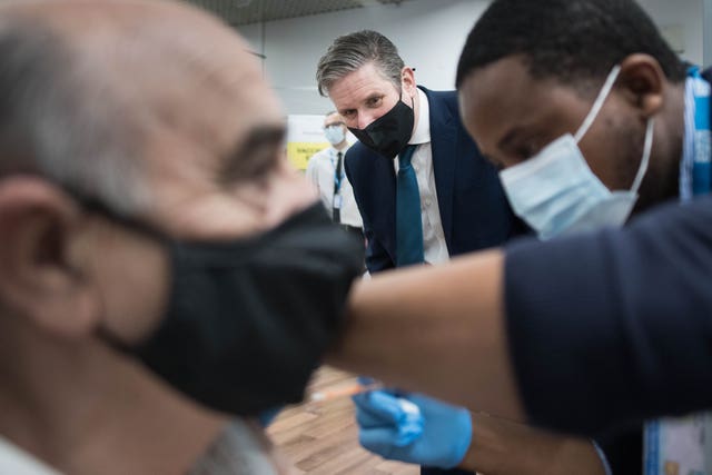Labour leader Sir Keir Starmer, who visited a community pharmacy vaccination centre at Asda Watford Supercentre on Thursday, said 'this lockdown should be the last'