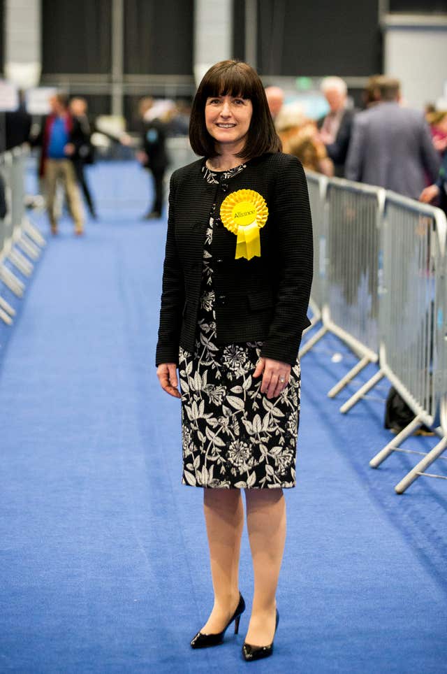 Alliance candidate Paula Bradshaw