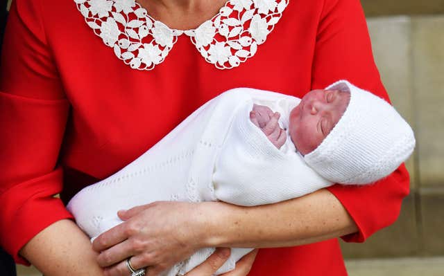 Prince Louis is named after Earl Mountbatten (John Stilwell/PA)