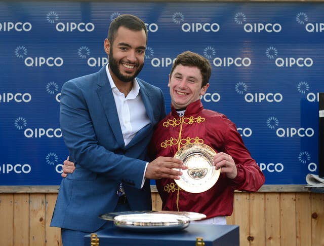 Oisin Murphy with Sheikh Fahad