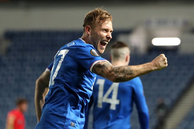 Scott Arfield put Rangers ahead