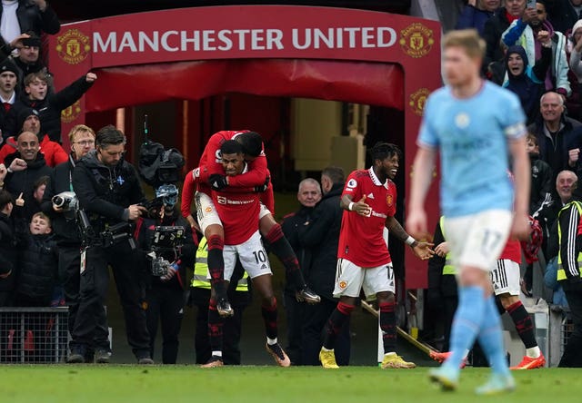 Manchester City fume as Manchester United come from behind to take derby spoils