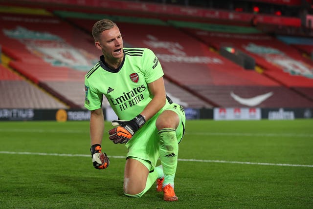 Bernd Leno has started every Arsenal match since missing the Community Shield win over Liverpool.