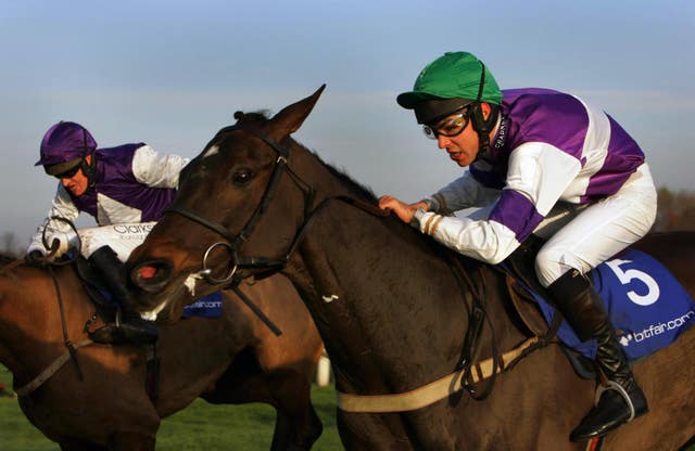Kingscliff (seen here at Haydock) was a top performer in his day and brought out the best in Andrew Thornton when he won at Ascot