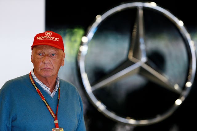 Lauda was chairman of Mercedes at the time of his death
