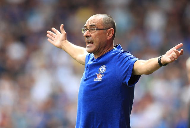 Chelsea made Maurizio Sarri anxious at the end of the first half of the win with Arsenal