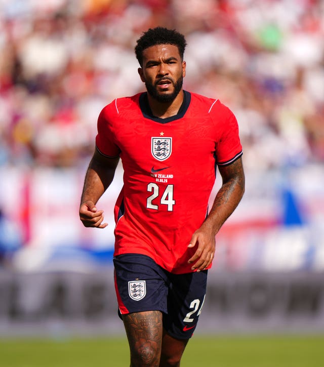 England’s Reece James in action