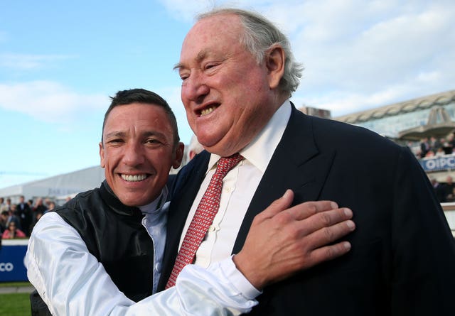 Frankie Dettori with owner Anthony Oppenheimer