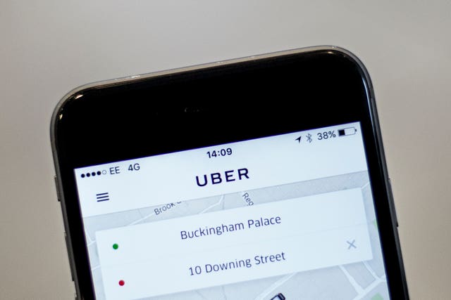 Uber app stock