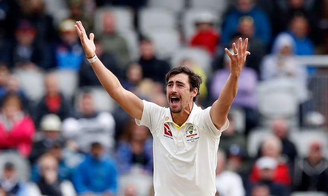 Mitchell Starc is looking for his second wicket 