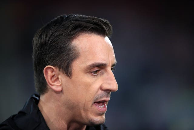Gary Neville was firm in his opposition to the same of Wembley Stadium