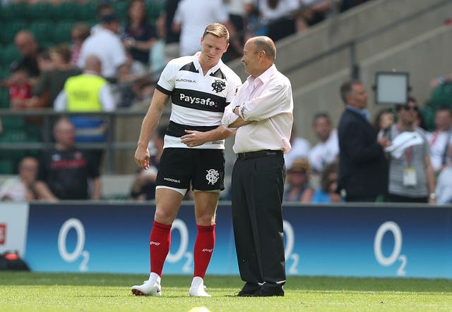 Chris Ashton and Eddie Jones