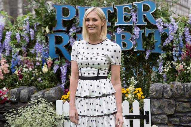 Jenni Falconer poses at the Peter Rabbit premiere (Rick Findler/PA)