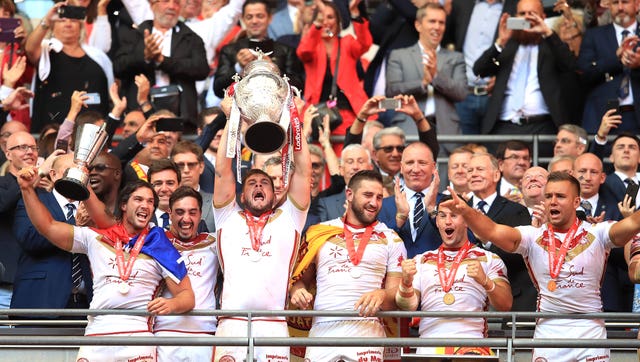 Catalans Dragons v Warrington Wolves – Ladbrokes Challenge Cup – Final – Wembley Stadium