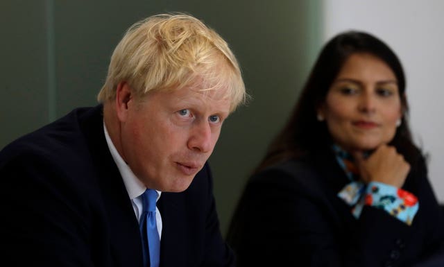 Boris Johnson, Priti Patel