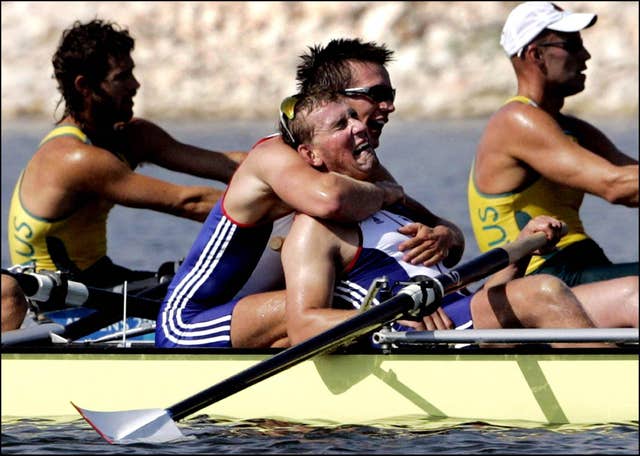 James Cracknell and Matthew Pinsent won Olympic gold with Great Britain