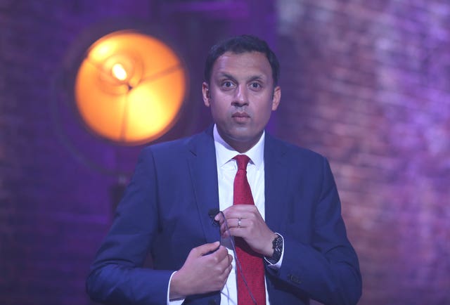 Anas Sarwar at the Channel 4 debates