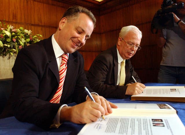Jack McConnell and Jim Wallace