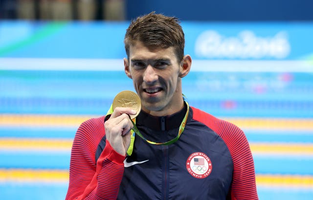 Dean says he idolises 23-time Olympic champion Michael Phelps, pictured (Martin Rickett/PA)