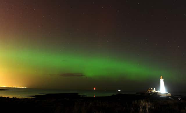 The aurora borealis, or the northern lights (Owen Humphreys/PA)